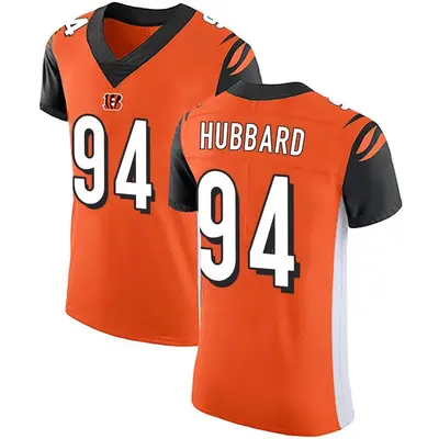 Men's Elite Sam Hubbard Cincinnati Bengals Orange Alternate Vapor Untouchable Jersey