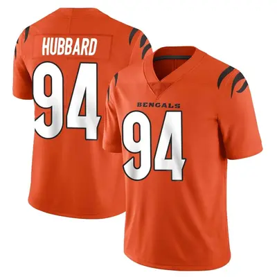 Men's Limited Sam Hubbard Cincinnati Bengals Orange Vapor Untouchable Jersey
