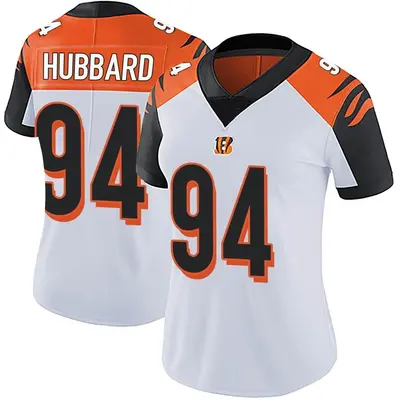 Women's Limited Sam Hubbard Cincinnati Bengals White Vapor Untouchable Jersey