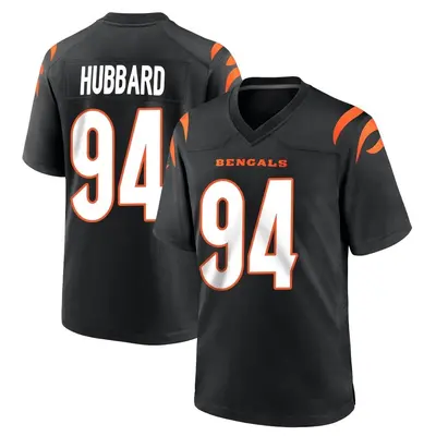 Youth Game Sam Hubbard Cincinnati Bengals Black Team Color Jersey