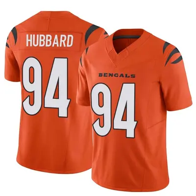 Youth Limited Sam Hubbard Cincinnati Bengals Orange Vapor F.U.S.E. Jersey